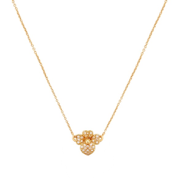 kate spade Jewelry - KATE SPADE • Dazzling Gold Precious Pansy Necklace